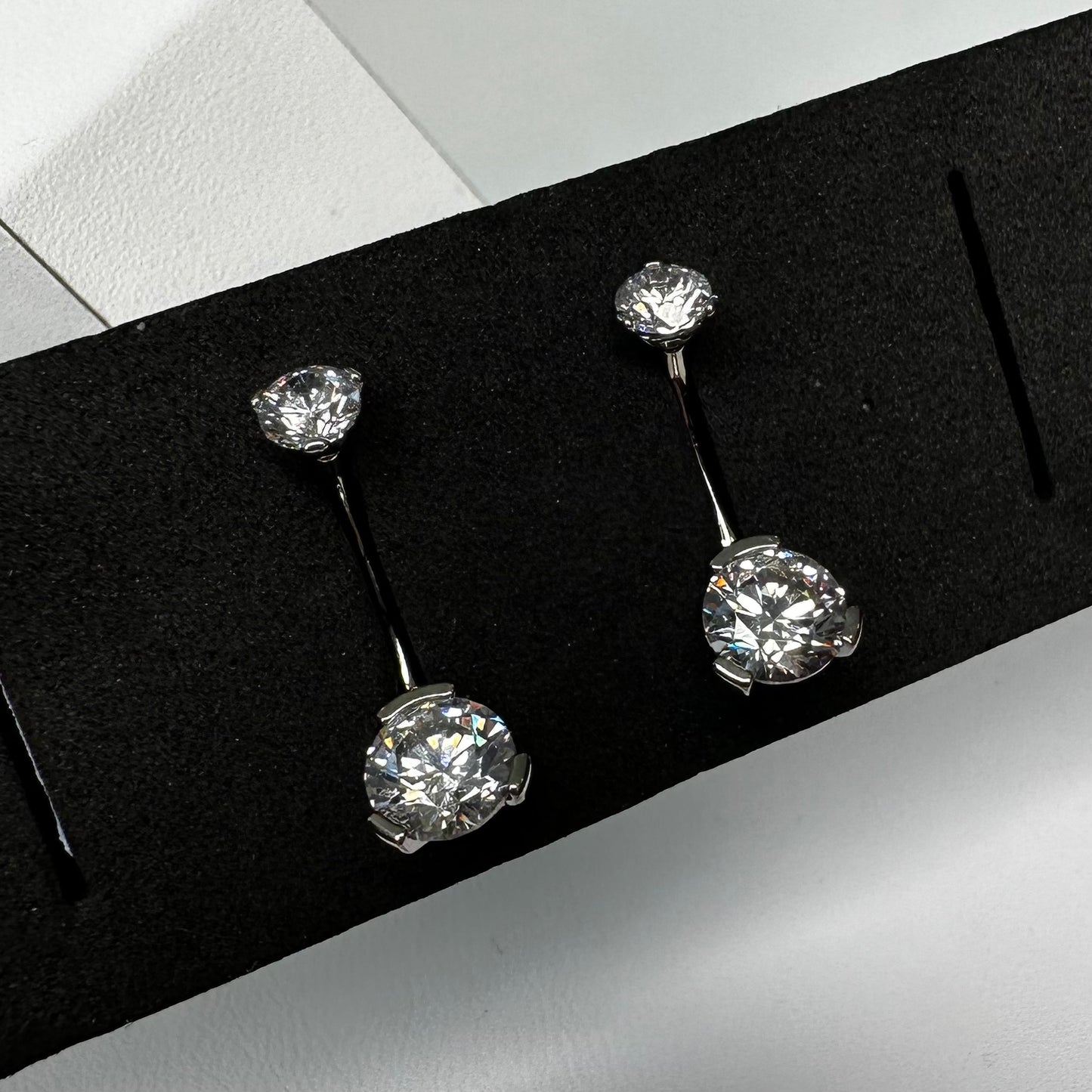 Industrial Strength 14ga Prong Navel Barbell