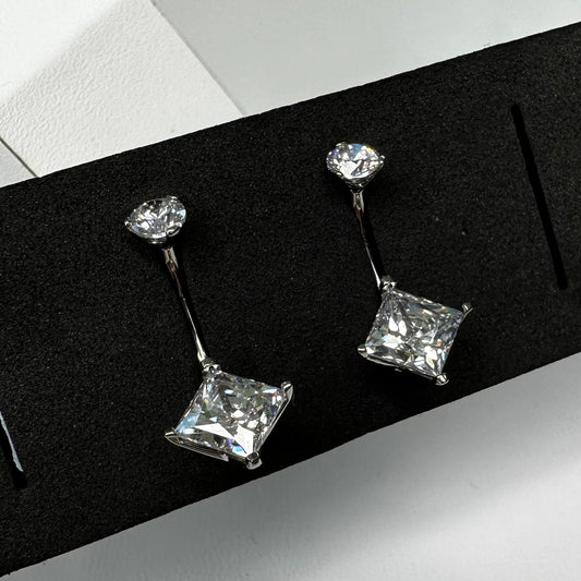 Industrial Strength 14ga Princess Star Cut Navel Barbell