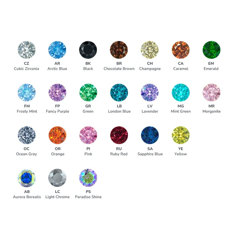 Titanium Princess Cut Prong Set Gem From Neometal