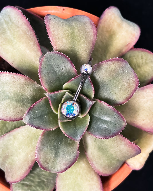 14ga Titanium Navel Barbell