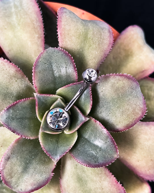 14ga Titanium Navel Barbell