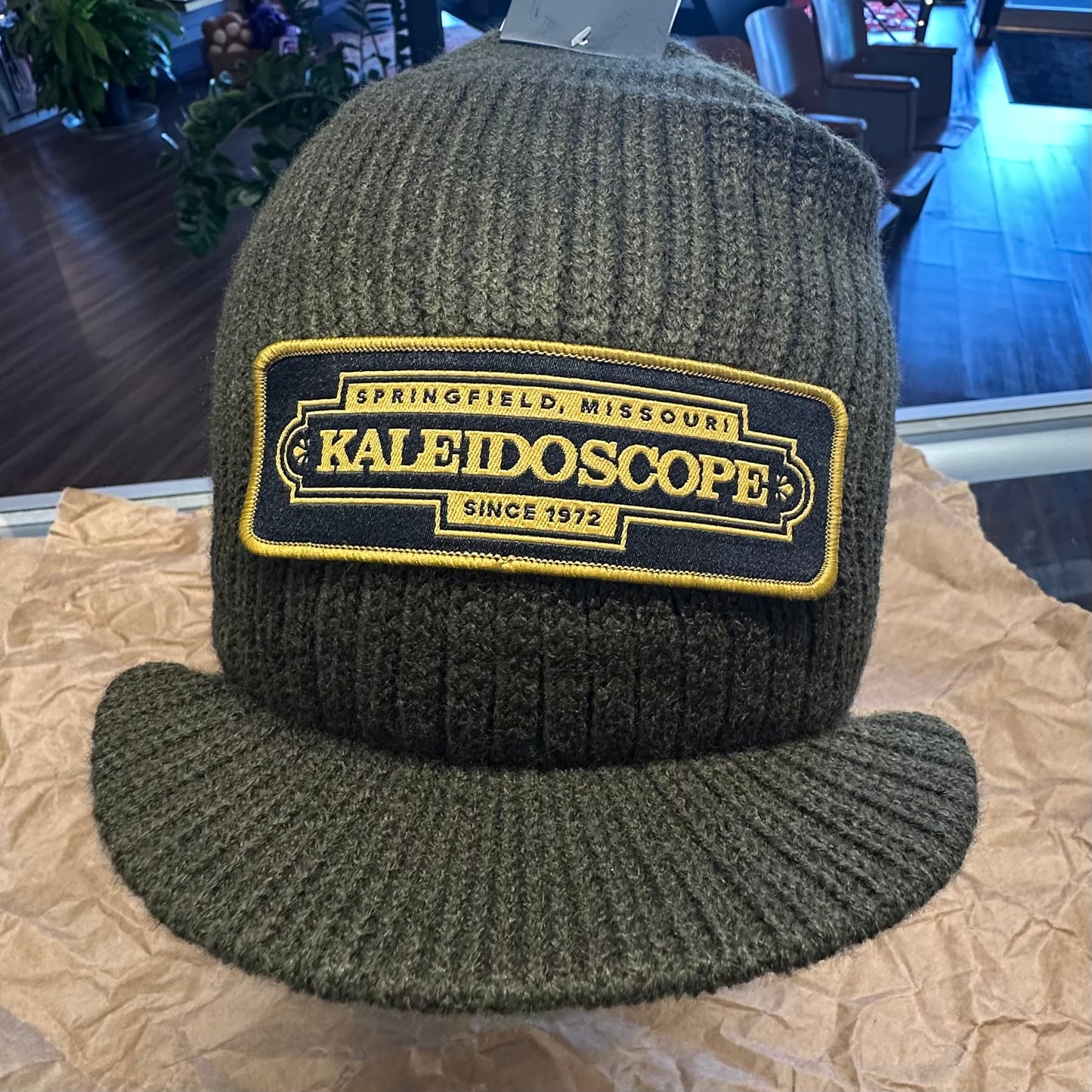 Kaleidoscope Logo Brimmed Beanie