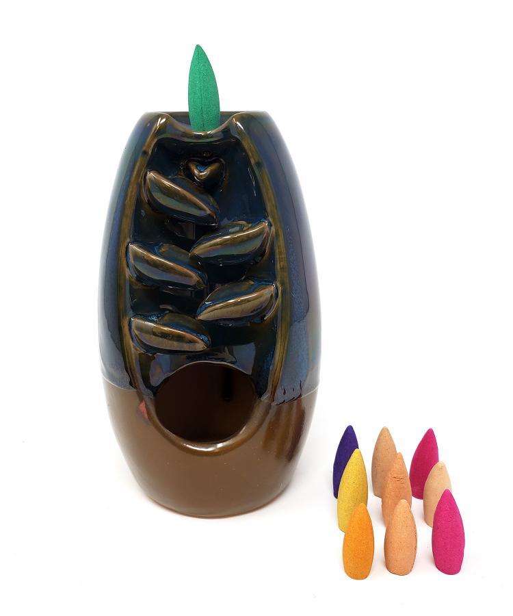 Ceramic Waterfall Backflow Incense Burner
