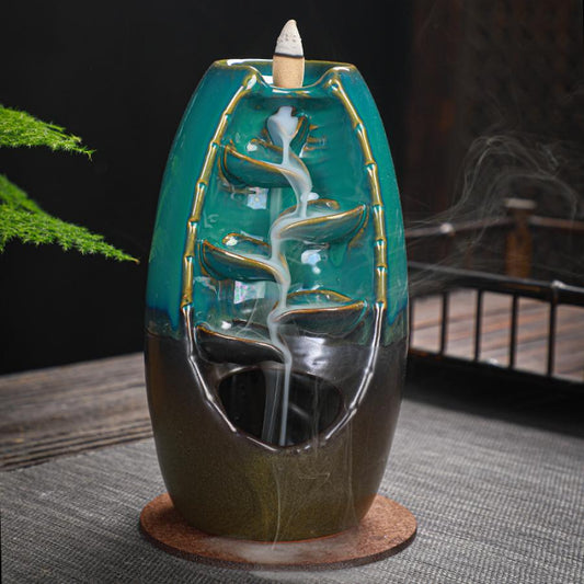 Ceramic Waterfall Backflow Incense Burner