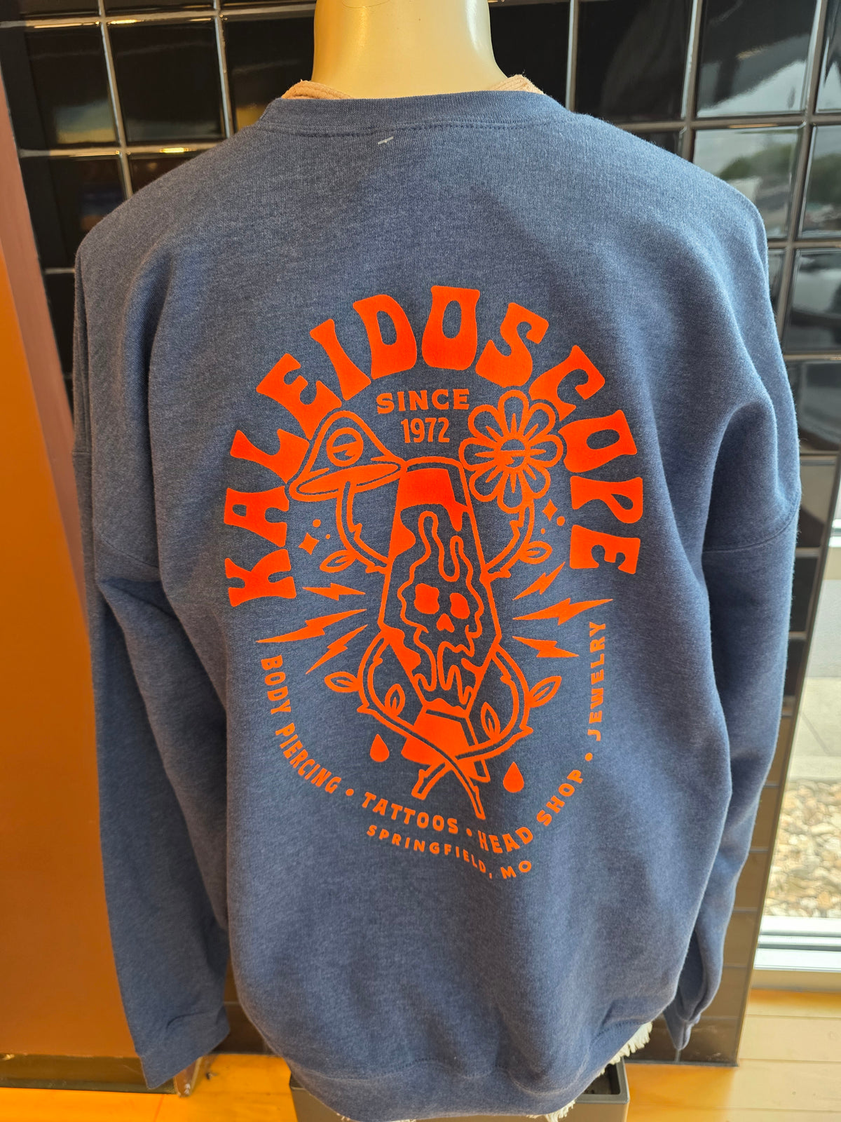 Kaleidoscope crew neck