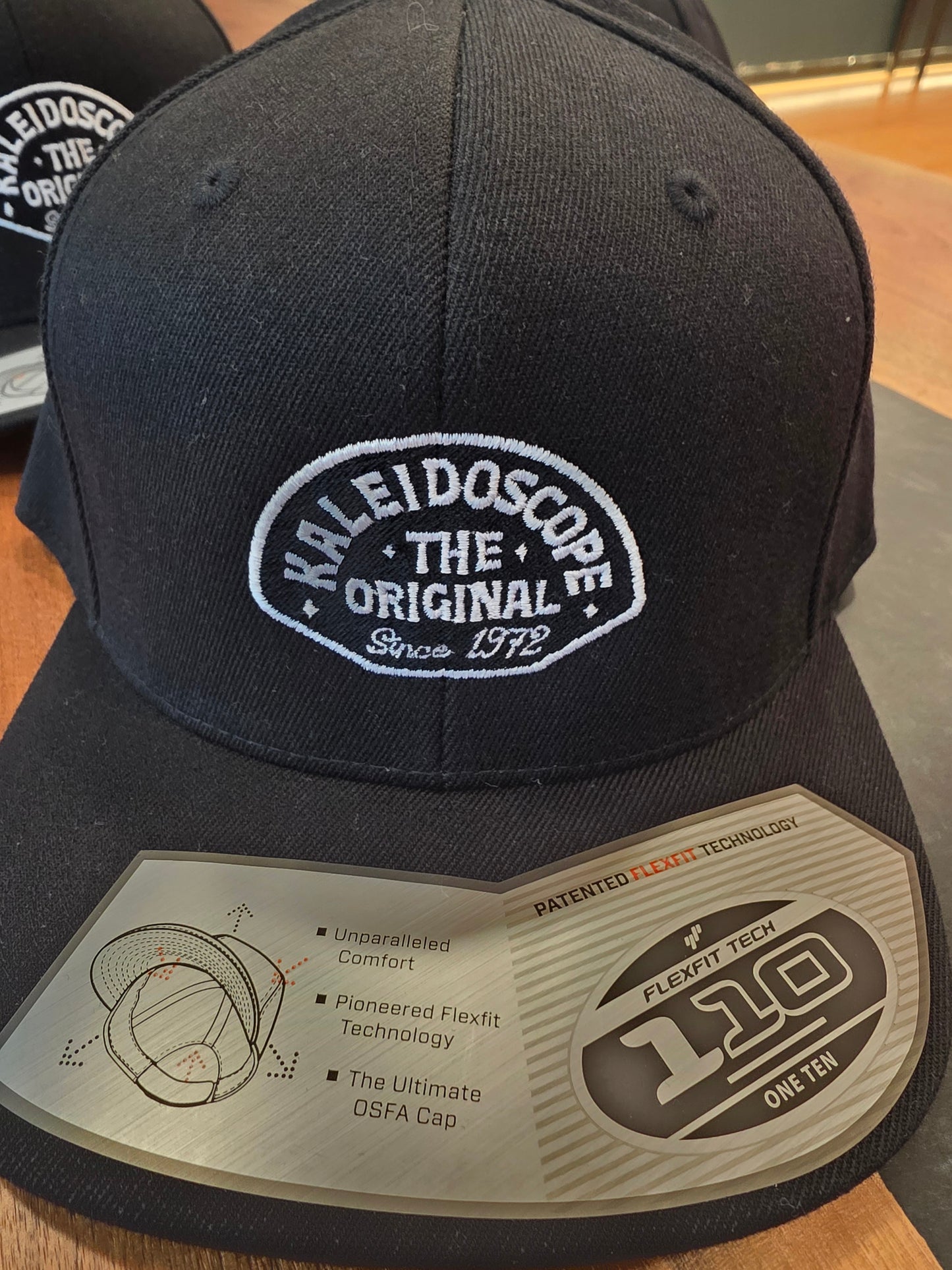 Kaleidoscope embroidered snapback hat