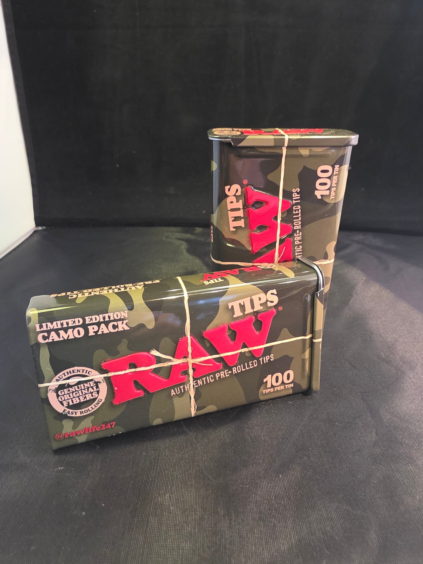 Raw Pre-Rolled Tips Limited Addition Camo