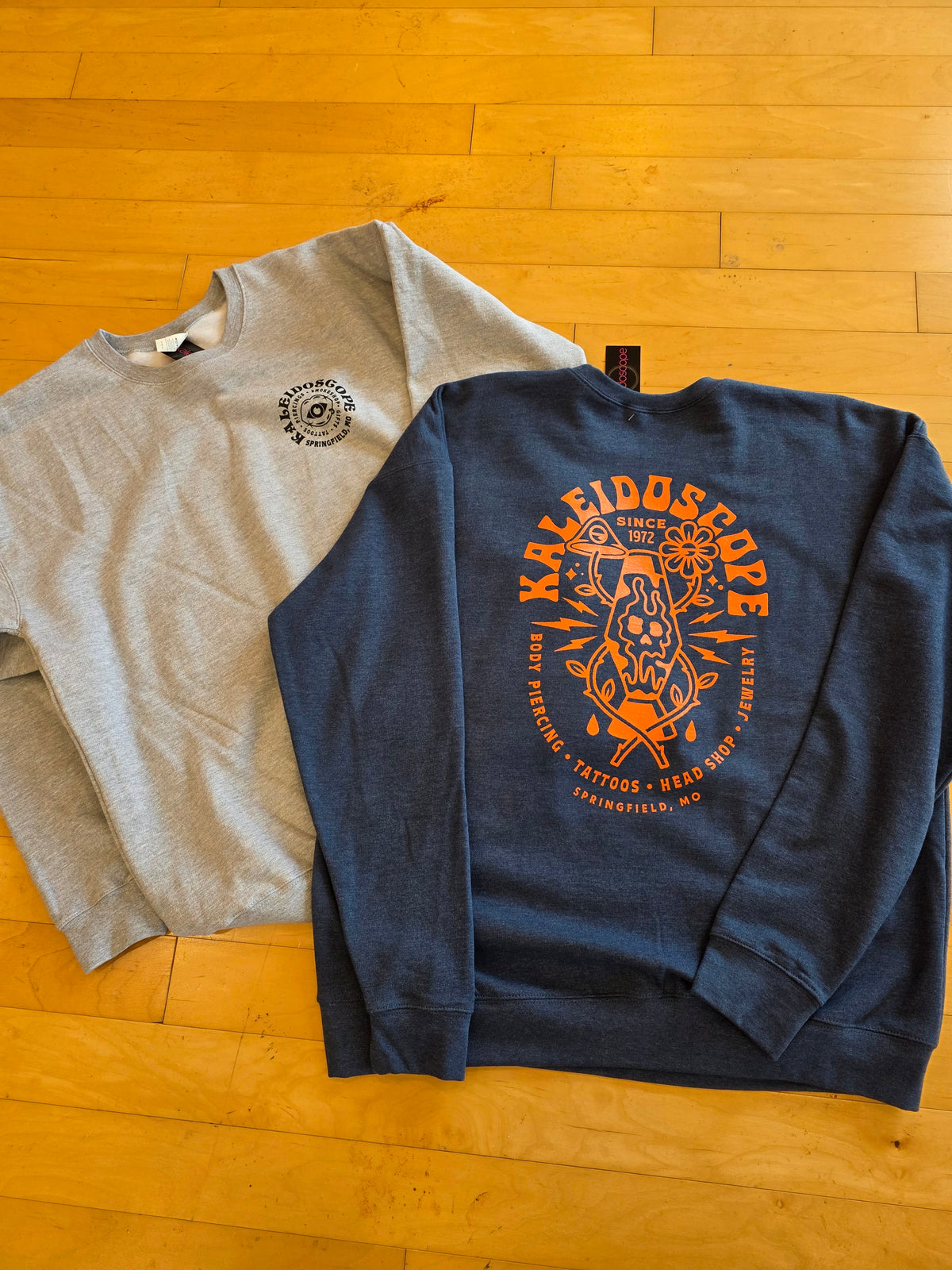 Kaleidoscope crew neck